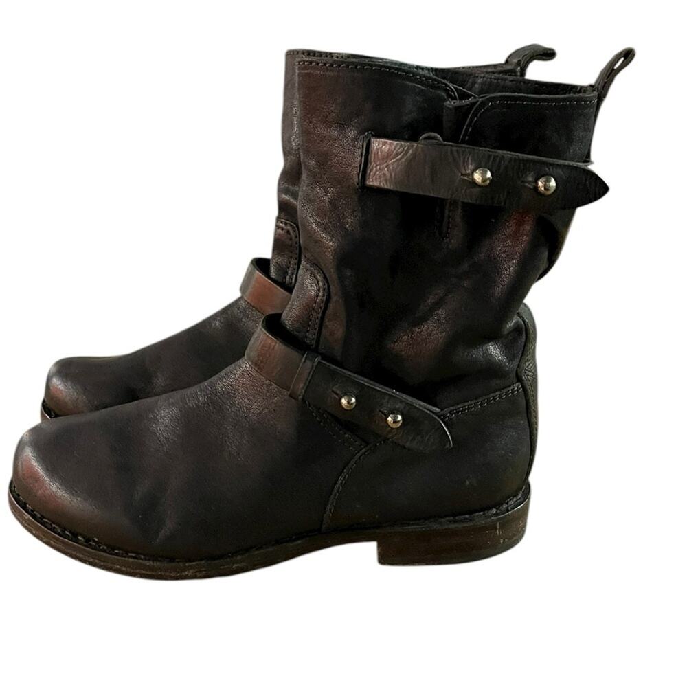Rag & Bone - Moto Boot - Black - 37.5 / 7.5